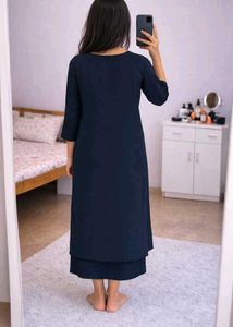 Elegant Blue &amp; Green Kurta
