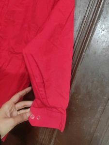 kids boys Red Button-Down Shirt