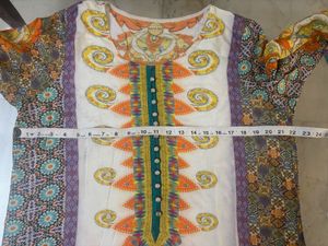 Vibrant Bohemian Print Long Kurta