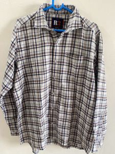 Men's Plaid Button-Down Shirt