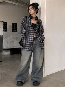 Blue Plaid Long Sleeve Shirt