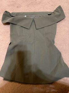 Mango Off-Shoulder Bardot Top