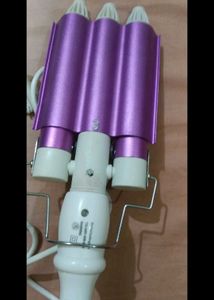 Purple Triple Barrel Hair Waver