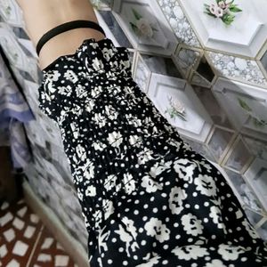 Elegant Floral Print Maxi Dress