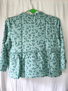 Sweet Floral Print Top
