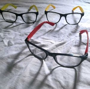👓Set Of 3 Clear Lens Sunglasses Eyewear Spectacle
