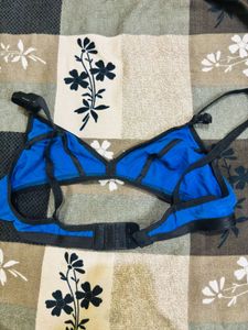Blue bra
