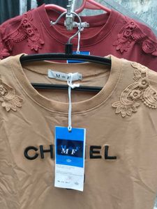 Floral Lace Detail Tee