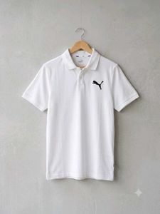 Puma White Polo Shirt