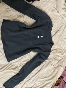 Chic Square Neck Long Sleeve Top