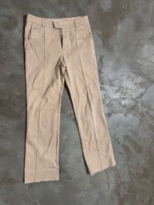 Pre-Loved Beige Straight-Leg Trousers – Petite Fri
