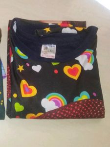 💝women's nevi blue t-shirt, with soft material
