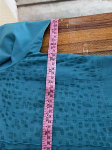 Teal Textured Kurta top