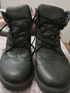Stylish Black Combat Boots