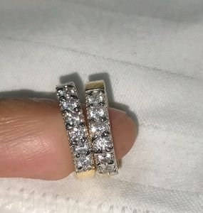Rhinestones Nag Golden Bali Stud Earrings