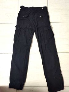 Black Cargo Jeans
