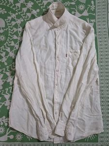 Men's Levi's White Casual Shirt