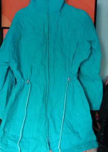 Teal Zip-Up Jacket
