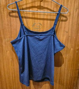 Net Blue Sheer Shirt with Matching Inner