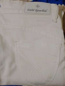 White Denim Jeans For Women