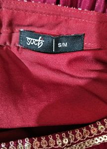 Maroon Color Lehenga Choli From Soch
