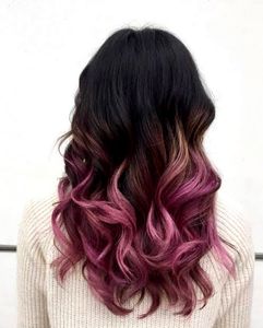 Rose Gold Pink Hair Colour Temporary