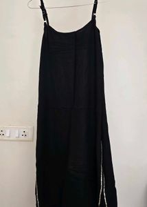 Sleek Black Kurta Set