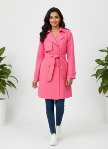 Cute Pink Trench Coat