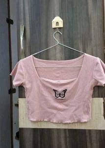 butterfly crop top