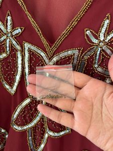 Embellished V-Neck Kurta