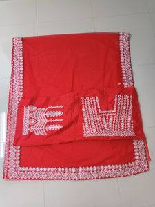 Net Embroidery Saree