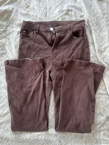 Brown Flare Pants