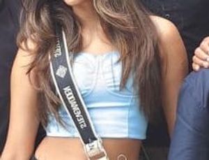 Light Wash Denim Corset Top
