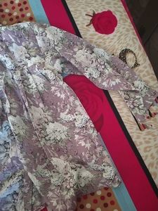 Vintage Floral Print Button-Up Shirt