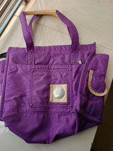 Vintage Purple Tote Bag
