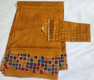 Unused Silk Saree With Blouse Piece