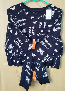 Women's Disney Print crop Sweatshirt