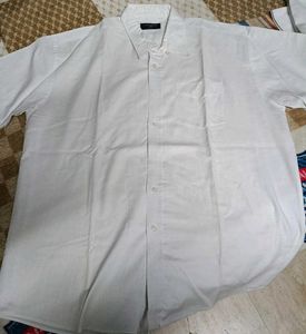 Men's White Full &amp; Half Sleeve Shirt Bundle 3XL