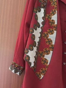 Elegant Maroon Kurta with Intricate Print