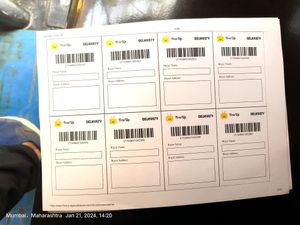 Delivery Barcode Stickers