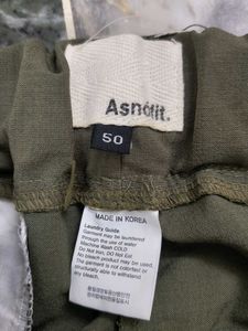 Olive Green Casual Pants by Asnofit
