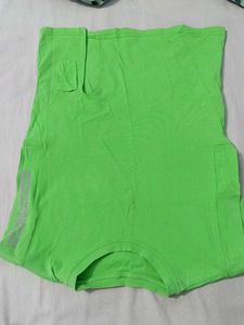 Green T-Shirt with Pocket Detail