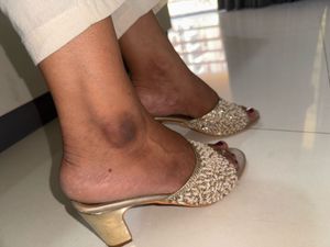 Embellished Heeled Sandals