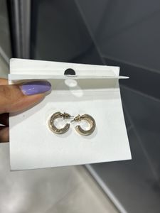 H&amp;M Golden Square/ Rectangle Earrings