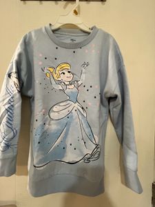Cindrella Print Sweatshirt By Yk Disney 6-8 Yrs
