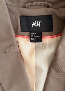 Chic Taupe Single-Button Blazer
