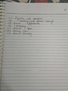 lecture notebook of biology class 12th