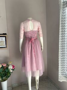 FIXED RATE Pink Lace &amp; Tulle Dress
