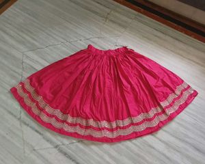 Stunning Red Lehenga Choli with Silver Embellishme