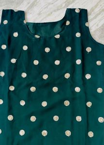 green mindi kurta set
